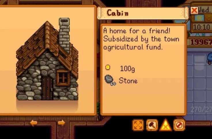 starting stardew valley cabins