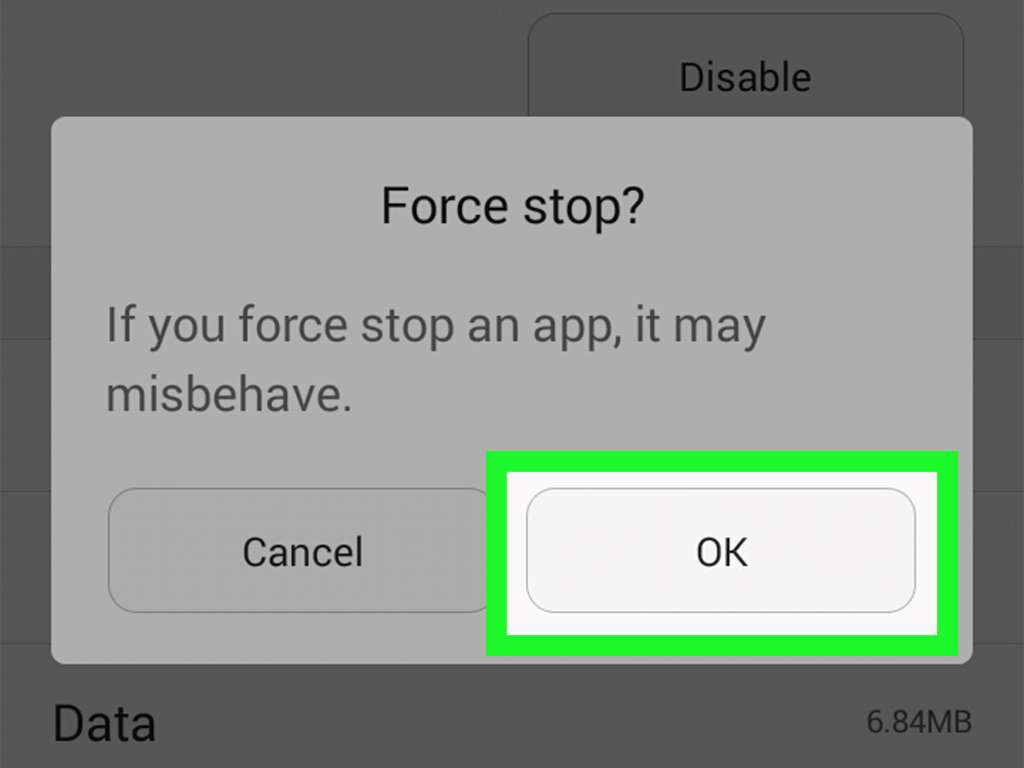 Force stop App