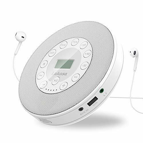 Lukasa Rechargeable Portable Bluetooth CD Player