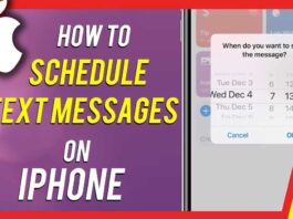 Schedule Text Messages On iPhone