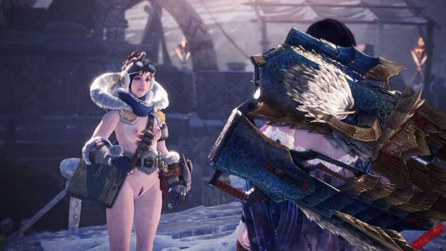 Monster Hunter World - Naked Characters