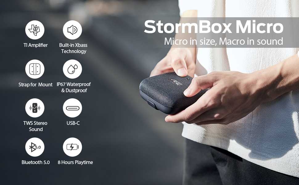 Tribit Stormbox Micro Features & Specifications
