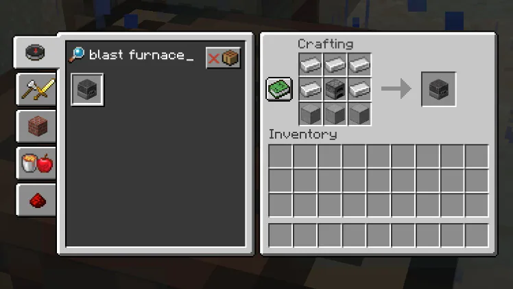 How To Make A Minecraft Blast Furnace Recipe