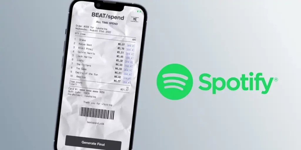 How to Make Receiptify of Spotify