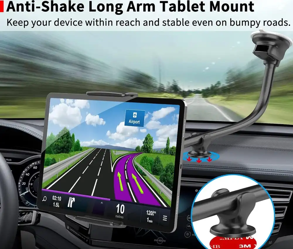 APPS2Car Tablet Car Mount Holder: Highly Adjustable