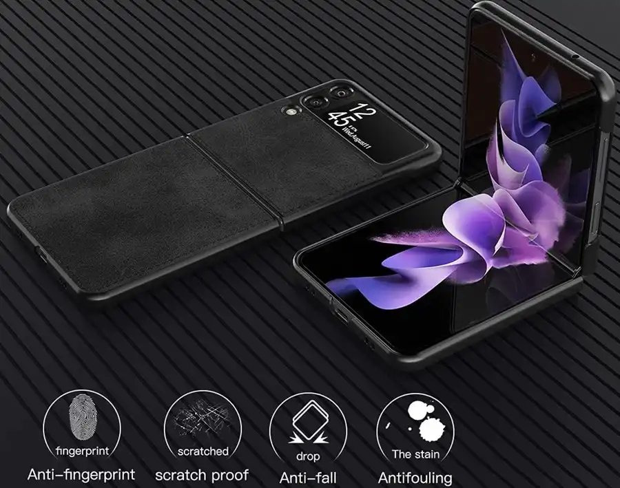 Foluu Crystal Clear Case for Samsung Galaxy Z Flip 5