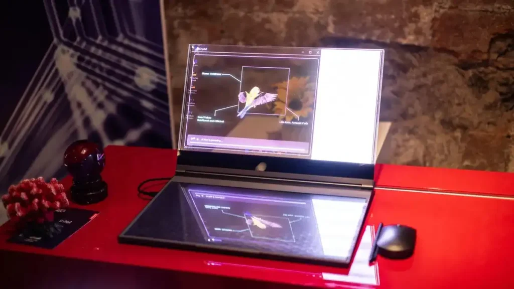Lenovo Transparent Laptop Futuristic Design and Features