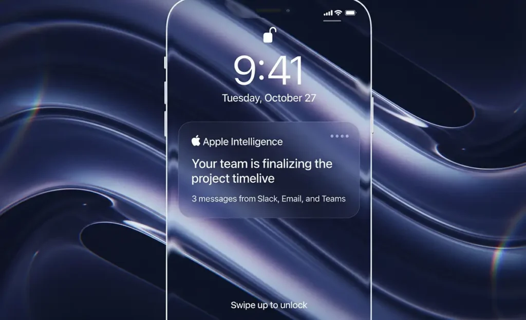 Apple Intelligence on the Lock Screen