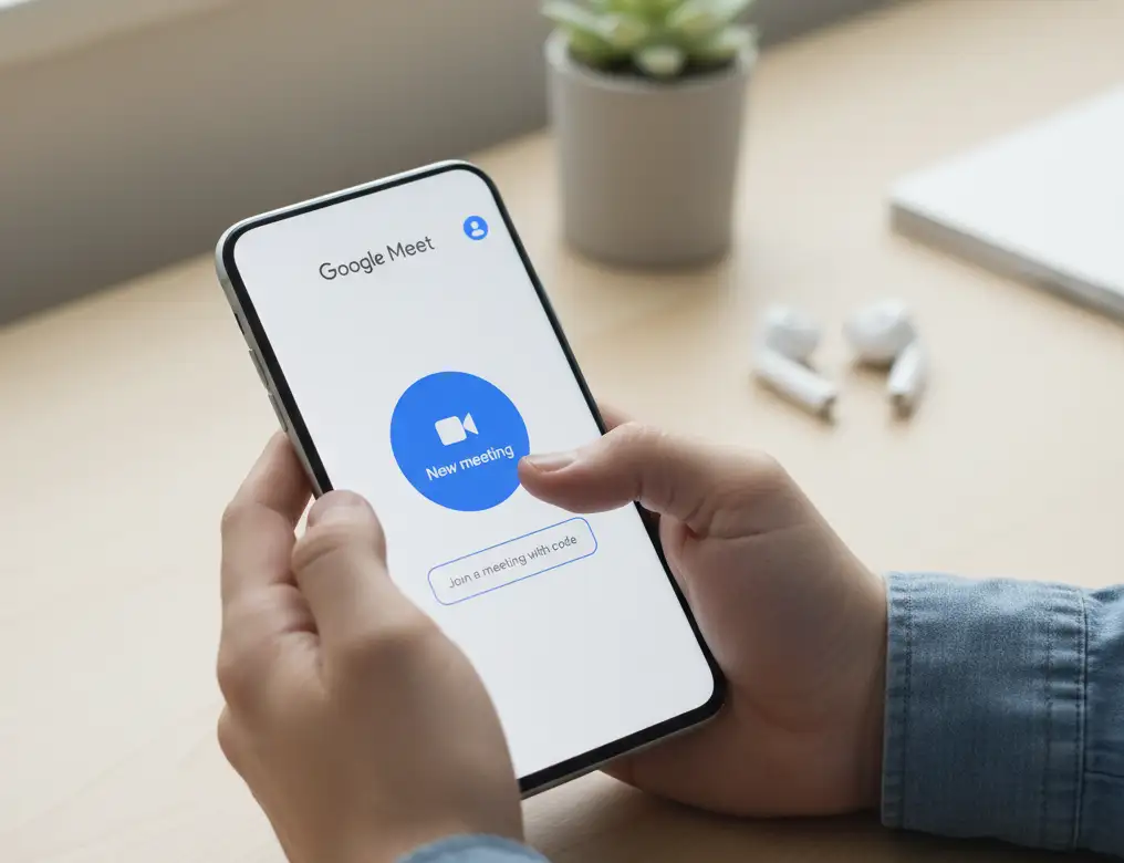 Google Meet to Start Video Call Android to iPhone