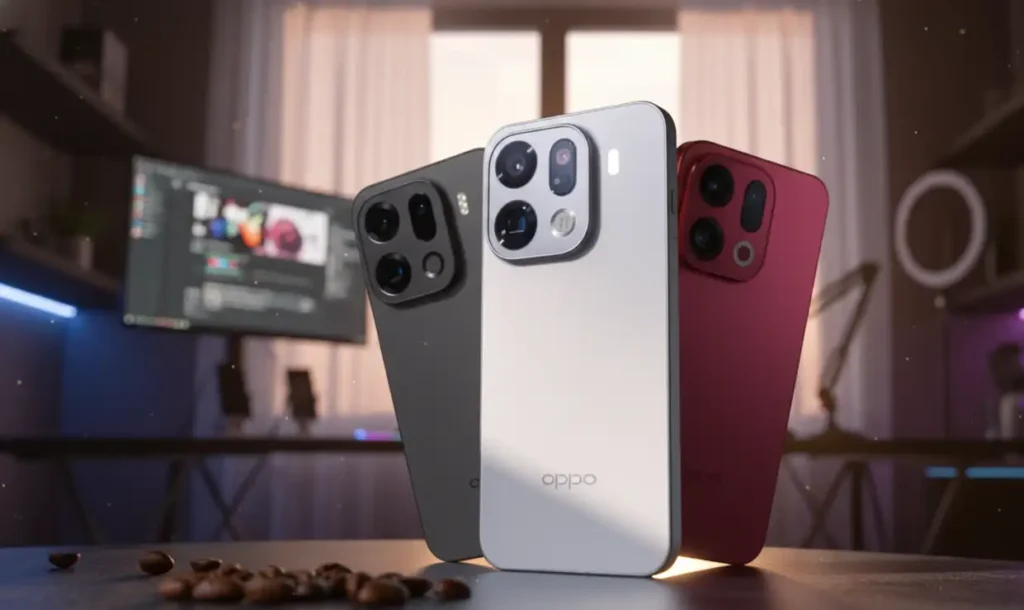 Oppo Find X9 Pro Color combinations and Camera details